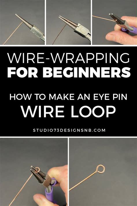 How To Make An Eye Pin Wire Loop Diy Jewelry Making Tutorials Wire Wrapped Jewelry Diy Diy