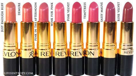 Revlon Super Lustrous Lipsticks Part 1 Swatches Lifes Entropy Beauty Reviews Revlon