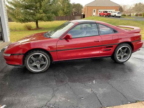 1991 Toyota Mr2 Coupe Red Rwd Manual Sport Roof For Sale Photos