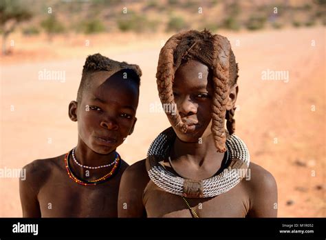 Young Himba Girls Hi Res Stock Photography And Images Alamy