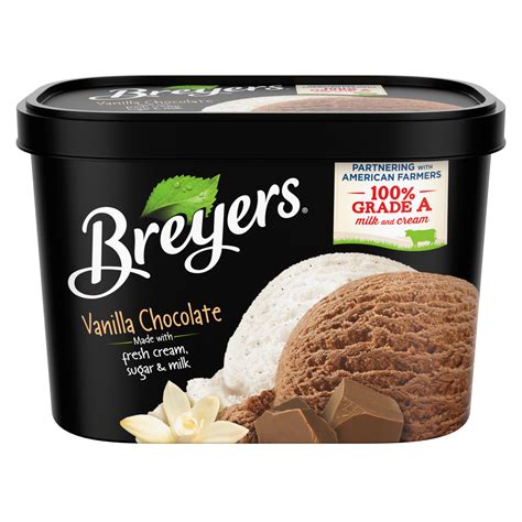 Vanilla Chocolate Ice Cream Breyers