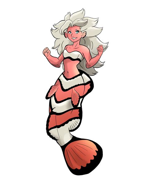 Clownfish Original Character Mermaid By Suamyart On Deviantart