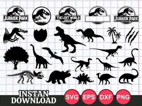Jurassic Park Svg Bundle Vectorency