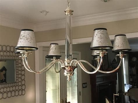 Review Photo 1 Mercury Glass Chandelier Glass Chandelier Shades