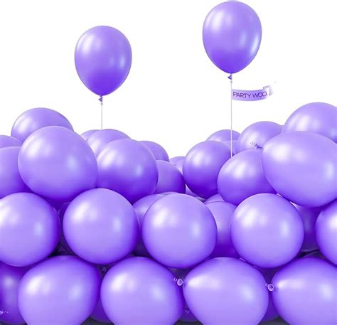 Partywoo Lavender Balloons 120 Pcs 5 Inch Light Purple