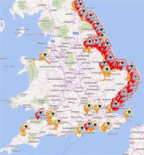 Severe Flood Warnings Are In Place On The Eastern Coast Of England Amid Fears Thousands Of Homes