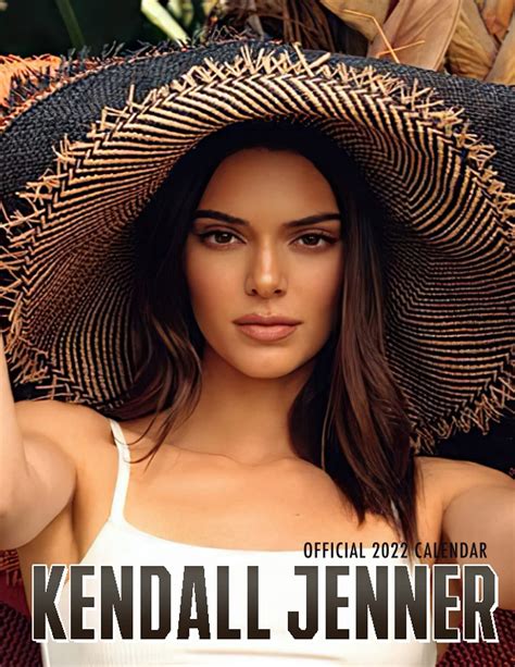 kendall jenner calendar 2022 kendall jenner 2022 planner with monthly tabs and notes section