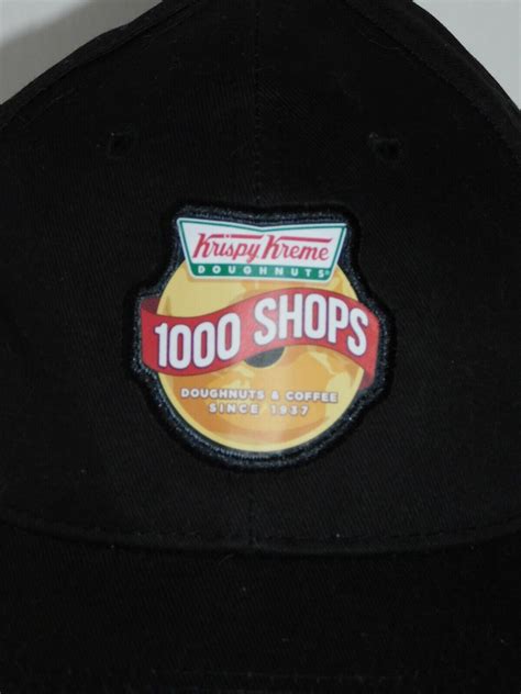 Krispy Kreme Doughnuts Hat Adult Shops Employee Uniform Black Cap Ebay