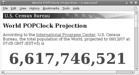 11.1 Case study: The Population Clock