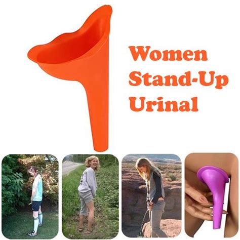 fashion women pissing urinal pee standing urination device soft silicone travel outdoor hiking