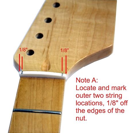 String Spacing Gauge For Luthier Nut Setup Reverb