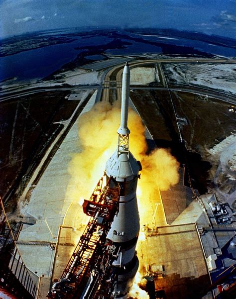 Apollo 11 Launches Into History On July 16 1969 Apollo 11 Moon Missions Apollo 11 Launch