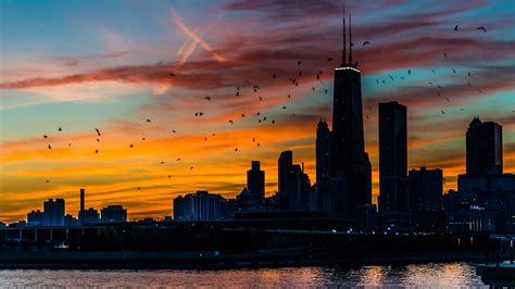 Cityscape Building Sunset Wallpapers Hd Desktop And Mobile Backgrounds