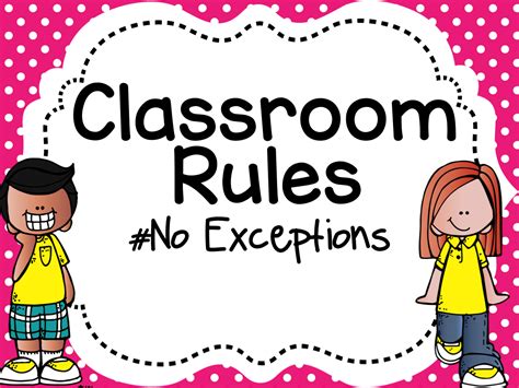 Classroom Rules Poster Riset