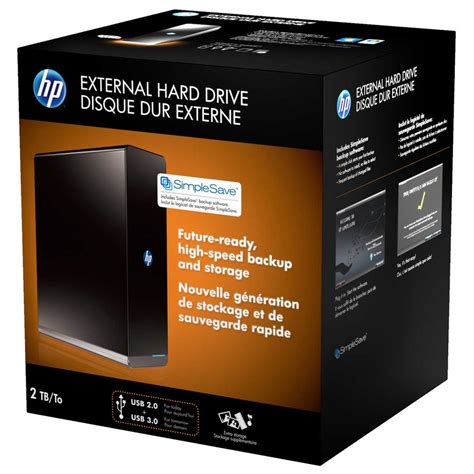 Hp Simple Save 2tb External Hard Drive Usb 30 Big W