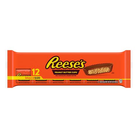 Reeses Milk Chocolate Peanut Butter Snack Size Cups Candy Gluten