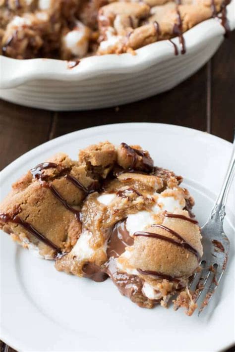 The reason why i want to use a batter is just so that it protects the coating on the outside of the moon pie. Reese's Peanut Butter Marshmallow Cookie Pie [+ Video ...