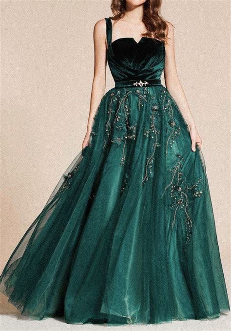 Slytherin Gown Royal Core Aesthetic Fashion Gala Dark Academia Royal