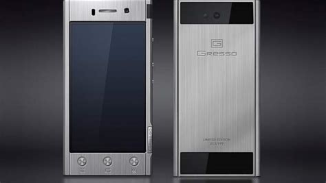 Gressos Luxury Radical R Android Phone Delivers Titanium Design For