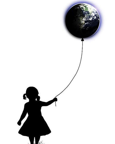 Pin By Aleksilynad On ♥posters ♥ Girl Holding Balloons Silhouette