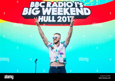 Imagine Dragons Lead Vocalist Dan Reynolds Performs During Bbc Radio 1