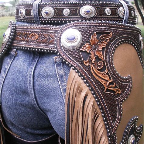 Denice Langley Custom Leather Riding Chaps Custom Leather Chaps