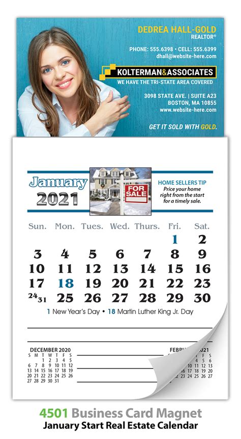 From using debit/credit cards for transaction to. 12-Month Tear-Off Magna-Cal Business Card Calendar (Real Estate) - Jan. 2021 w/Cover - 4501 | ASBHUB