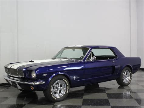 Midnight Blue Metallic 1966 Ford Mustang For Sale Mcg Marketplace