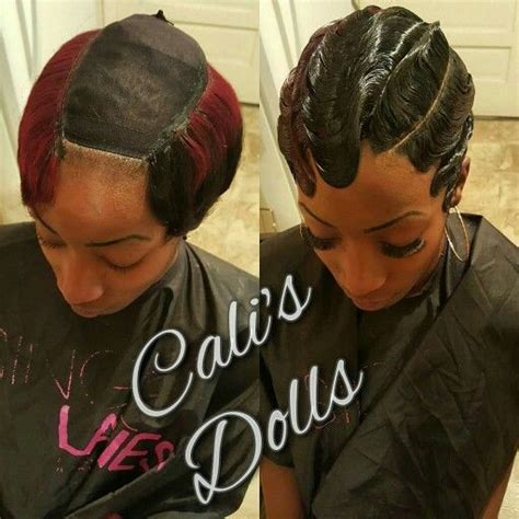 Versatile quick weave with leave out *cap method* you can make a quick weave bob with leave out or do a weave bob with closure. Pin on Just Hair!