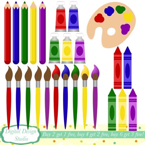 Free Paint Supplies Cliparts Download Free Paint Supplies Cliparts Png