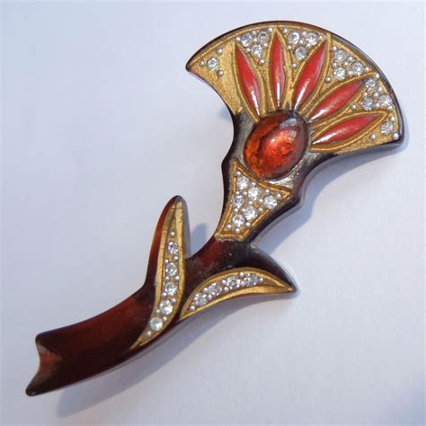 Enthusiasm for the artistic style of ancient egypt is generally attributed to the excitement over napoleon's conquest of. Vintage ART DECO Egyptian Revival Celluloid Rhinestone ...