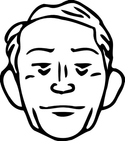 Male Face Outline Clip Art At Vector Clip Art