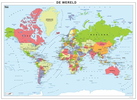 Digitale Wereldkaart Staatkundig 269 Kaarten En Atlassennl