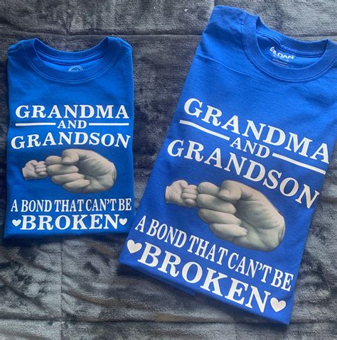 Grandma And Grandson Matching Shirts Etsy