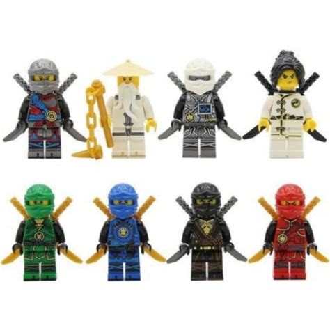 Cosy Home T Blok Uyumlu Ninjago 8 Li Mini Figür Set Yeni Fiyatı