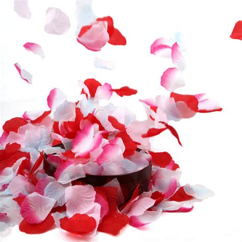 55cm Romantic Silk Rose Petals For Wedding Decoration Romantic