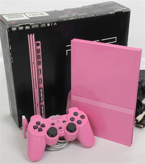 Ps2 Playstation 2 Slim Pink Console System Boxed Fj2369568 77000 Tested