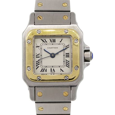 Cartier santos watches replica :the best replicas. Cartier Santos Automatic Watch White Roman Dial Watch