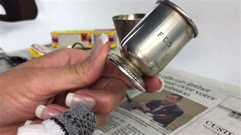 How To Polish Antique Silver Youtube