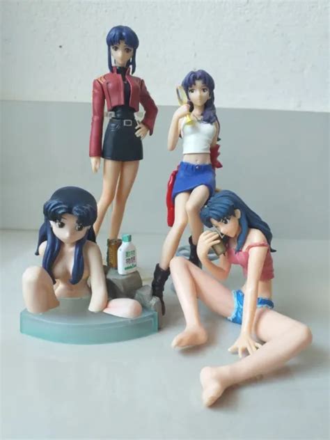 Anime Evangelion Misato Katsuragi H Gashapon Figure Model Set Bandai 6900 Picclick