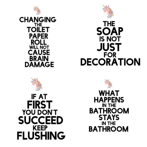 Bathroom Etiquette Funny Bathroom Signs For Work Trendecors