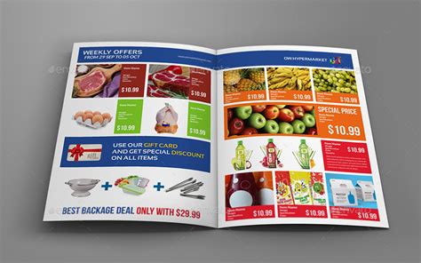 Supermarket Catalog Brochure Bundle Template By Owpictures Graphicriver
