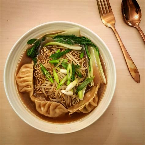 Prawn Dumpling Noodle Soup Boos Little Kitchen