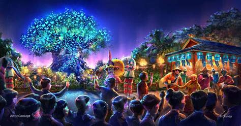 Disneys Animal Kingdom Tree Of Life Awakenings To Light Up The Sky In