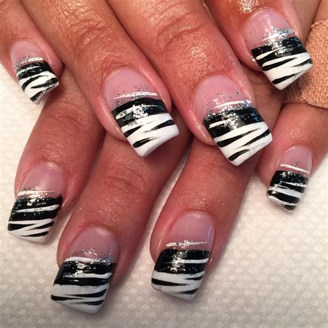 27 White And Black Nail Art Designs Ideas Design Trends Premium