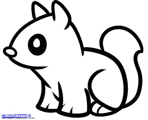 Chipmunk Drawing | Free download on ClipArtMag