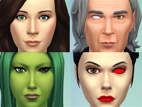 Sims 4 White Eyes Fasrth