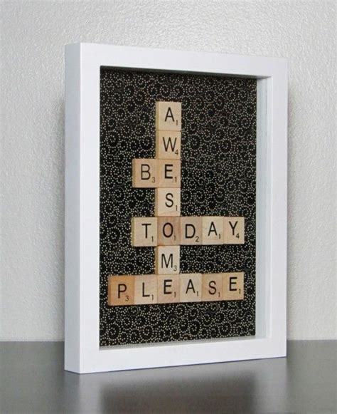 102 Best Scrabble Tiles Images On Pinterest Scrabble Letters