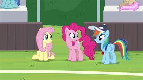 2126441 Safe Screencap Fluttershy Pinkie Pie Rainbow Dash Pony