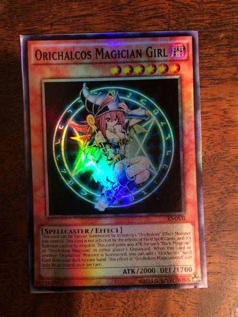 Orichalcos Dark Magician Girl Yu Gi Oh Orica Proxy Card